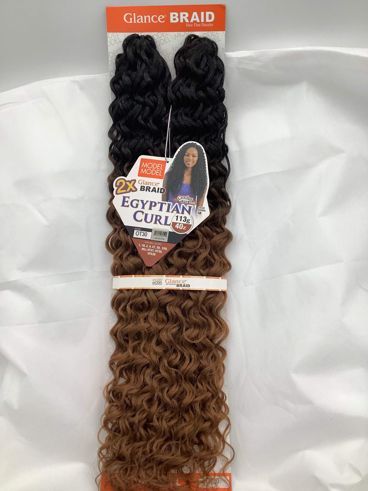 Model model egyptian shop curl crochet hair